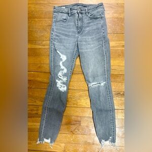 American Eagle Outfitters Next Level Stretch Grey Skinny Jean